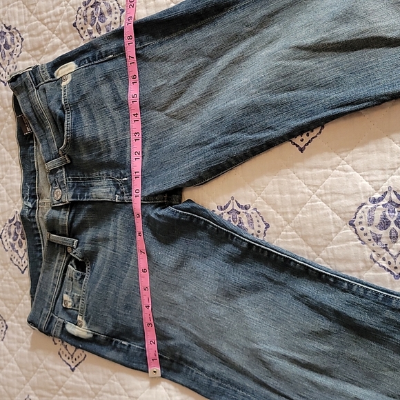 7 for All Mankind Dojo Flare Jeans Sz 31 x 31 - Picture 6 of 7